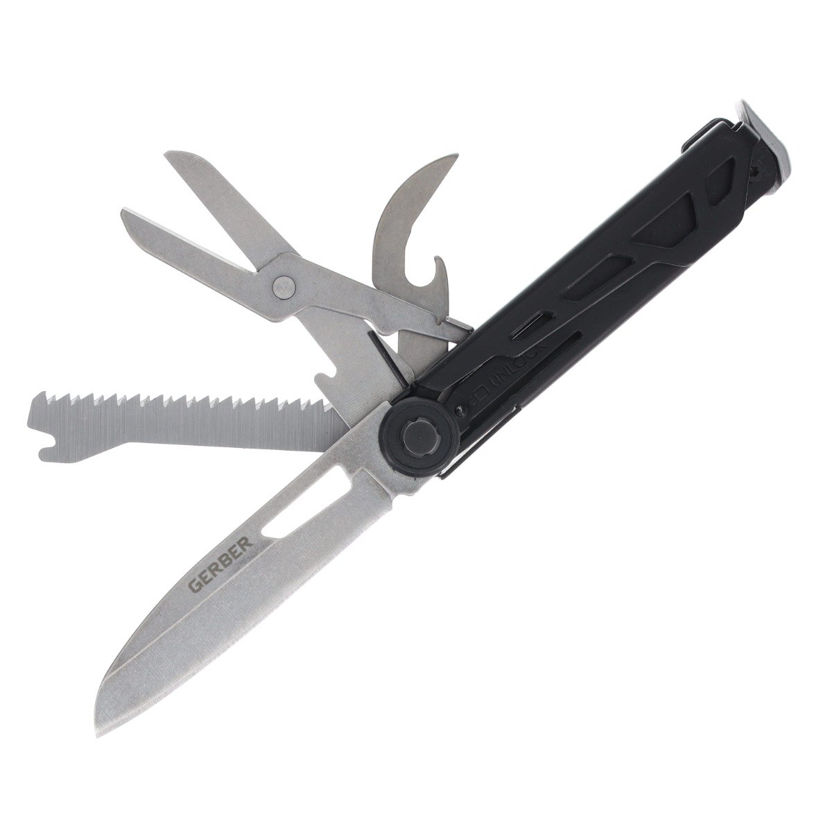Gerber Armbar Scout Onyx Multitool Folding Knife G1064400 View 1
