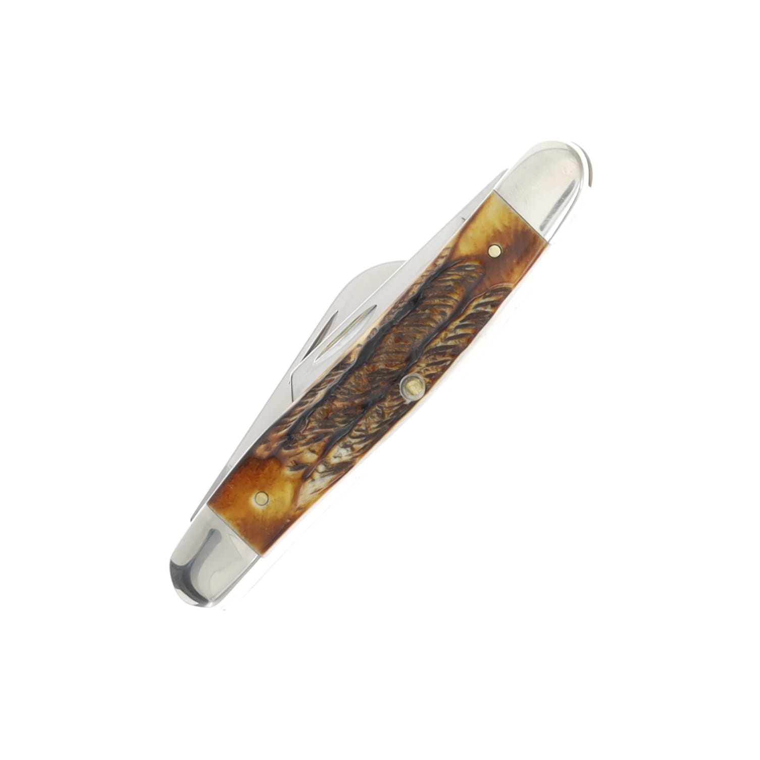 Case XX 6.5 BoneStag Medium Stockman Pocket Knife CA65336 View 2