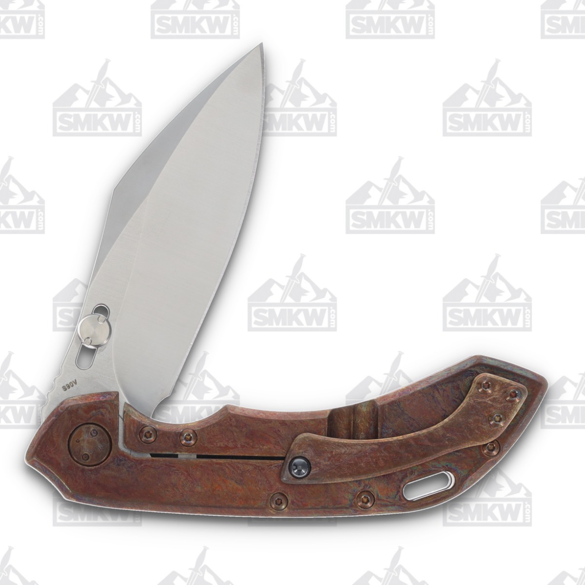Olamic Wayfarer 247 Folding Knife T-045C Dark Matter FatCarbon/Antique Neontropic T045C View 4