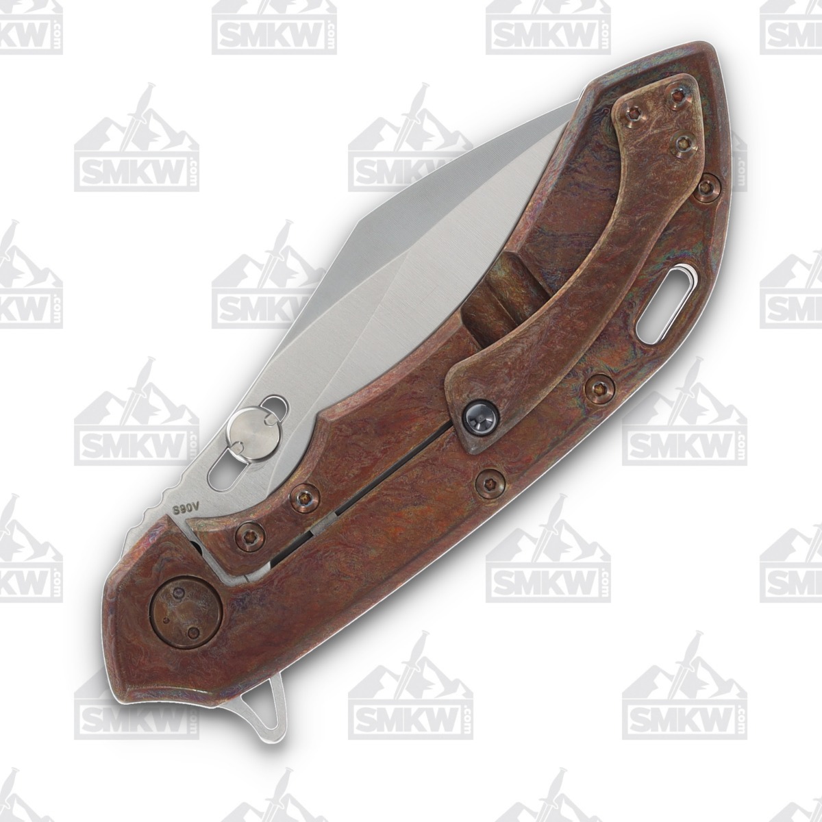 Olamic Wayfarer 247 Folding Knife T-045C Dark Matter FatCarbon/Antique Neontropic T045C View 11