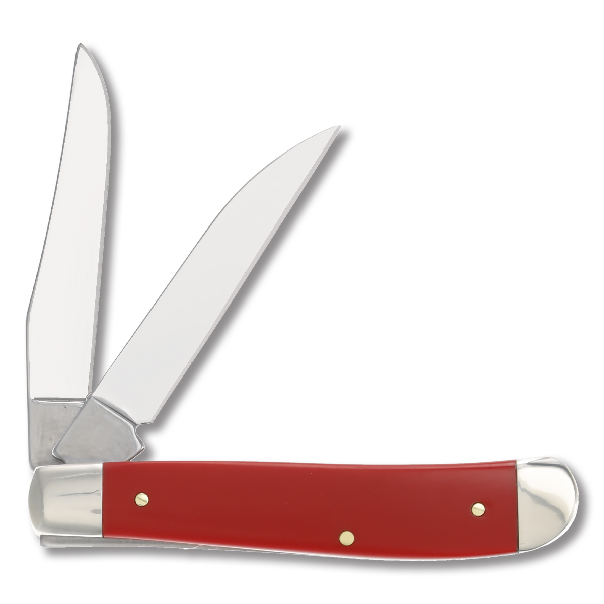 Case XX  American Workman Folding Knife 3.5in Carbon Steel Red Smooth Synthetic CA73927 View 2