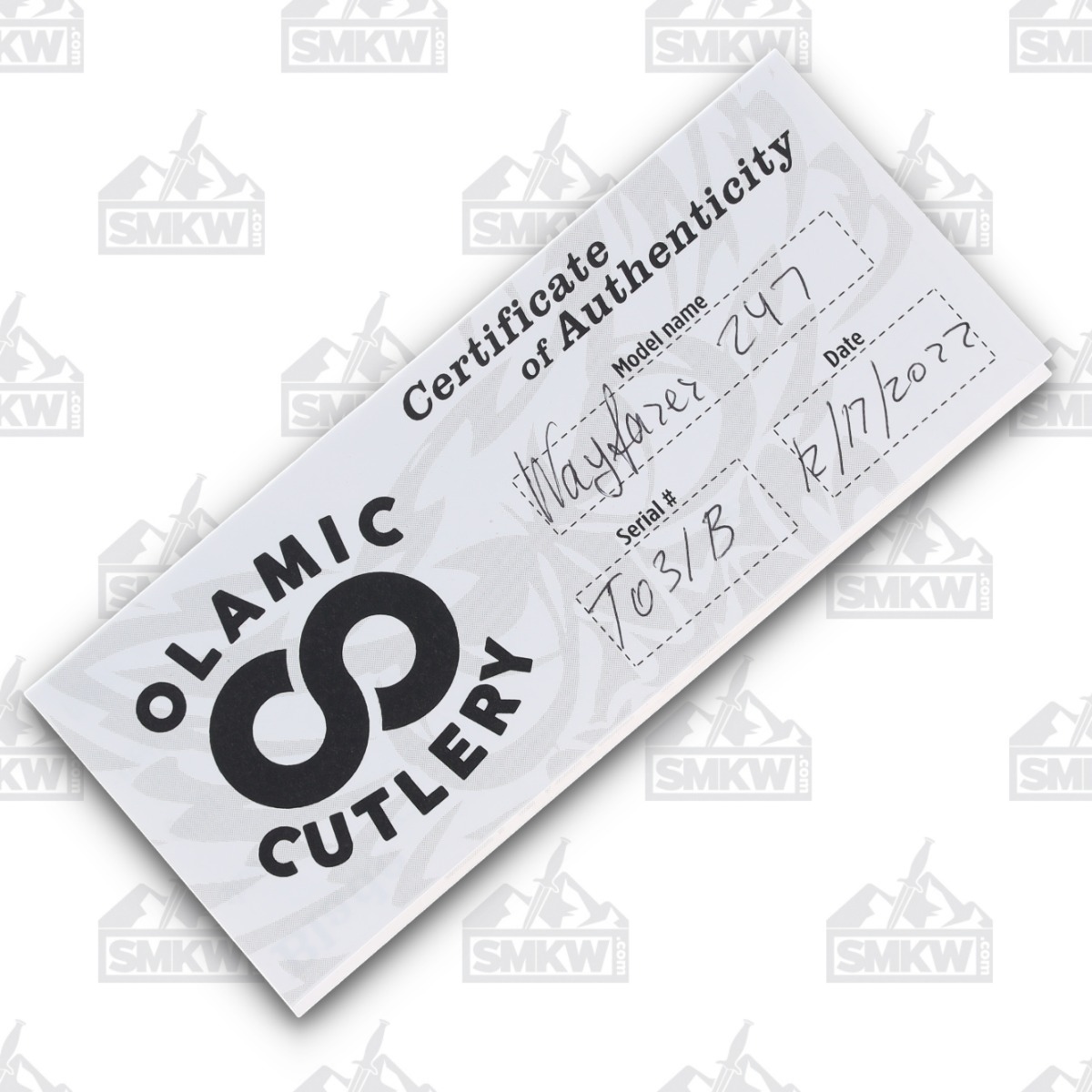 Olamic Wayfarer 247 Folding Knife T-031B Dark Matter (Black Antique Neontropic) T031B View 13