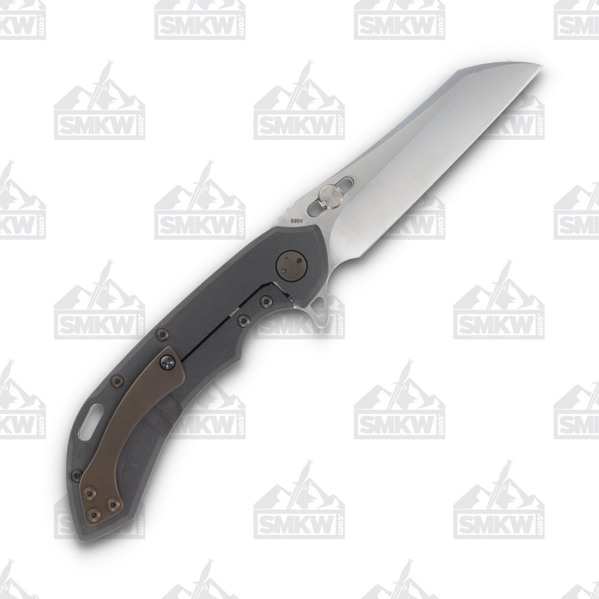 Olamic Wayfarer 247 Folding Knife T-032W 12K Twill Bronze Matte T032W View 2