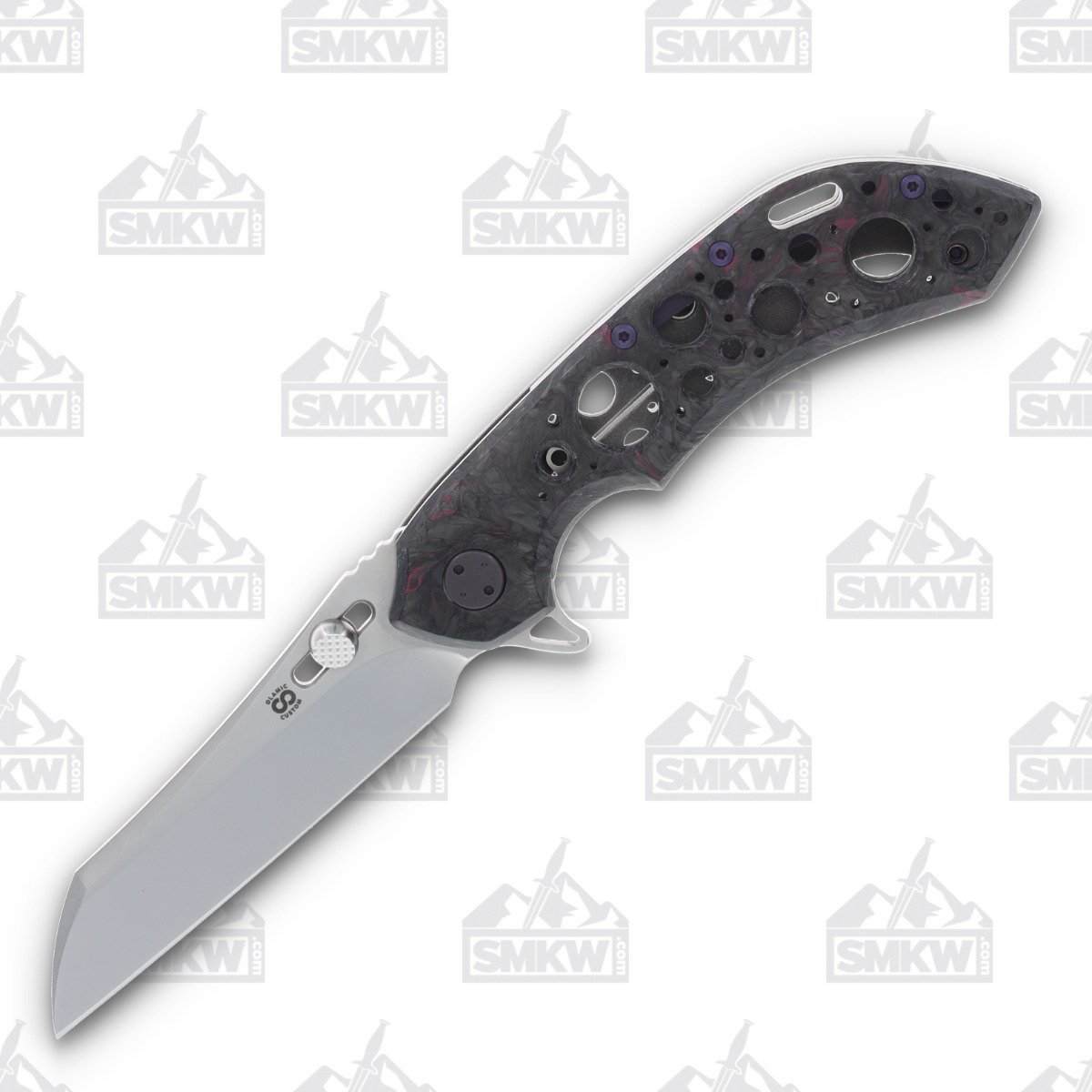 Olamic Wayfarer 247 Folding Knife T-040W Purple Dark Matter/Acid Rain T040W View 1