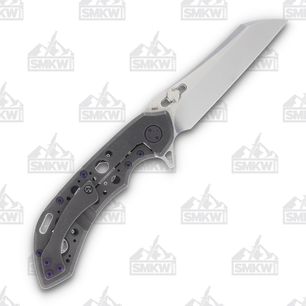 Olamic Wayfarer 247 Folding Knife T-040W Purple Dark Matter/Acid Rain T040W View 2