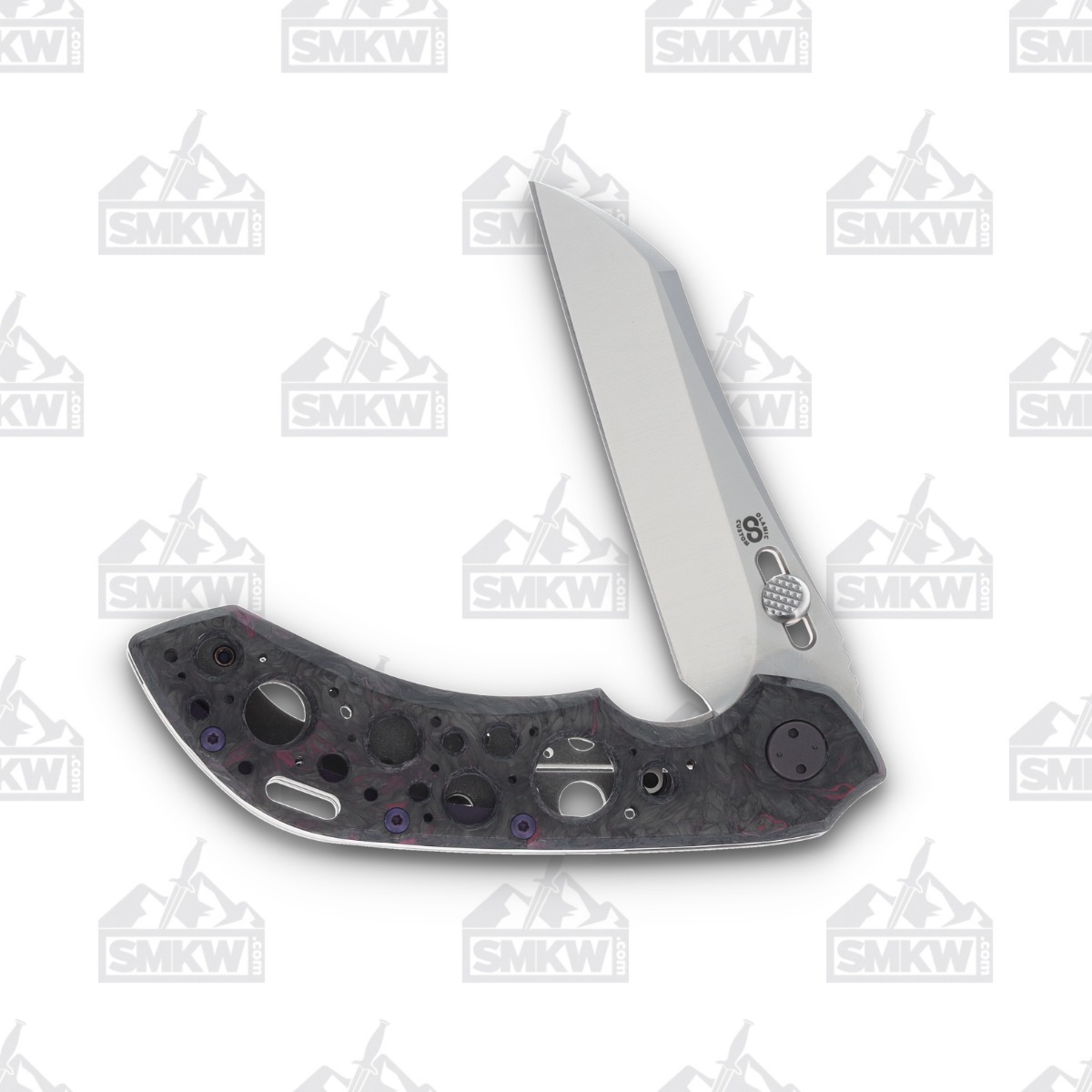 Olamic Wayfarer 247 Folding Knife T-040W Purple Dark Matter/Acid Rain T040W View 3