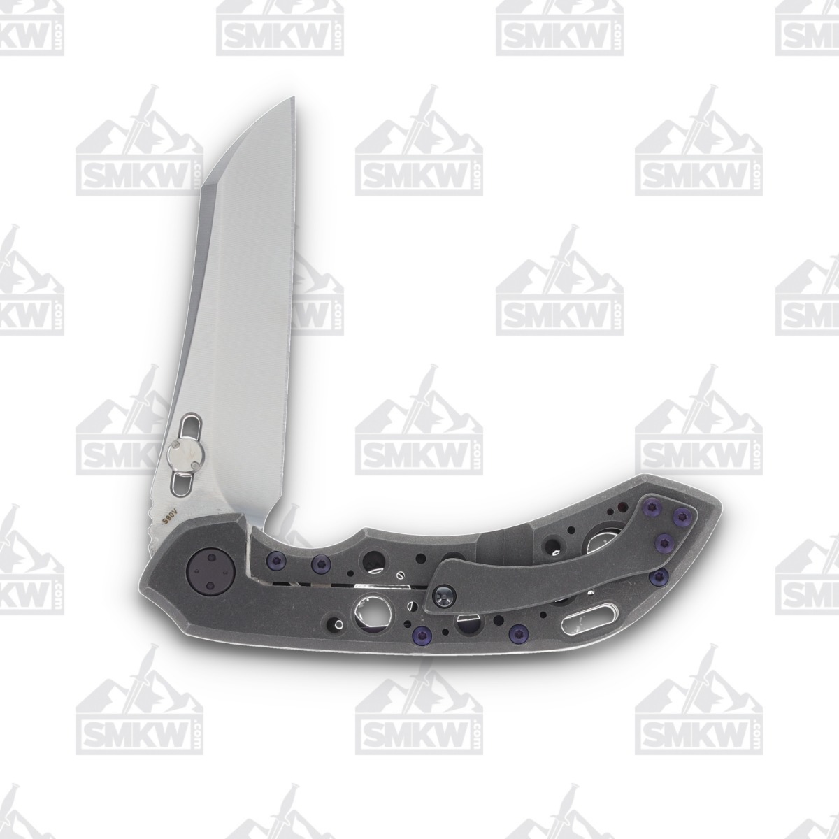 Olamic Wayfarer 247 Folding Knife T-040W Purple Dark Matter/Acid Rain T040W View 4