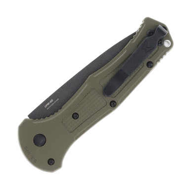 Benchmade 9011BK1 Claymore Out-the-Side Automatic Knife Ranger Green AUBM9071BK1 View 4
