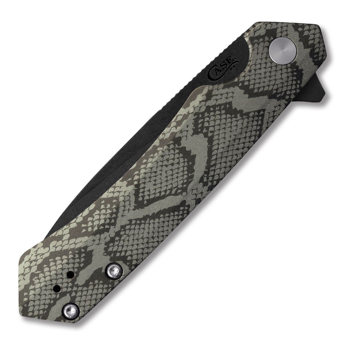 Case Kinzua Folding Knife Snakeskin Aluminum (Spear Point) CA64636 View 4