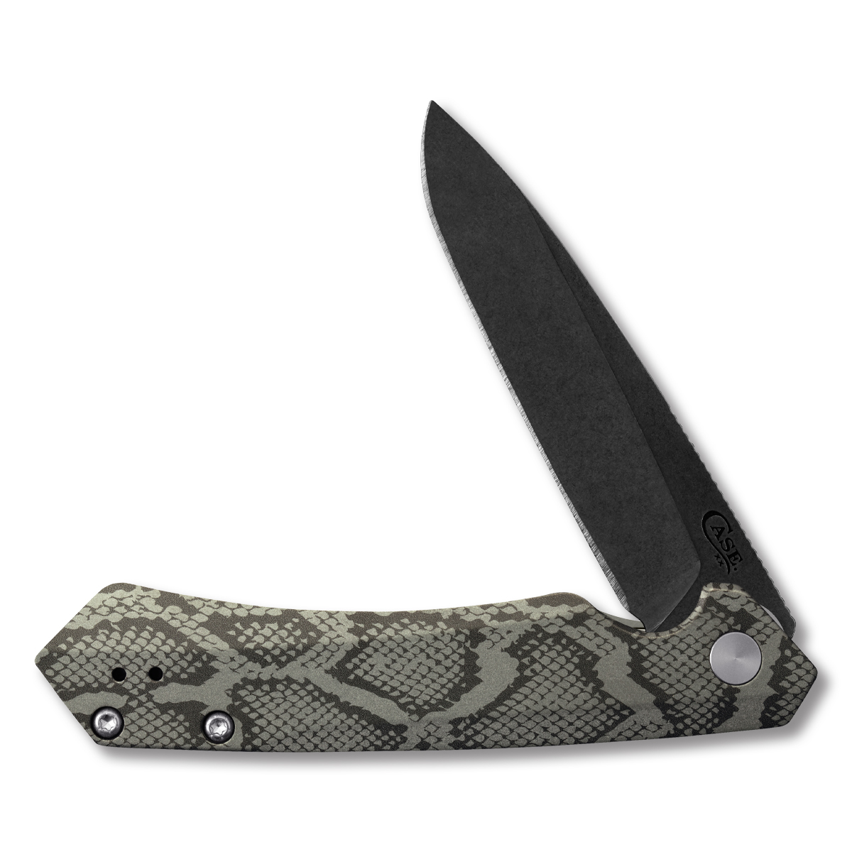 Case Kinzua Folding Knife Snakeskin Aluminum (Spear Point) CA64636 View 3