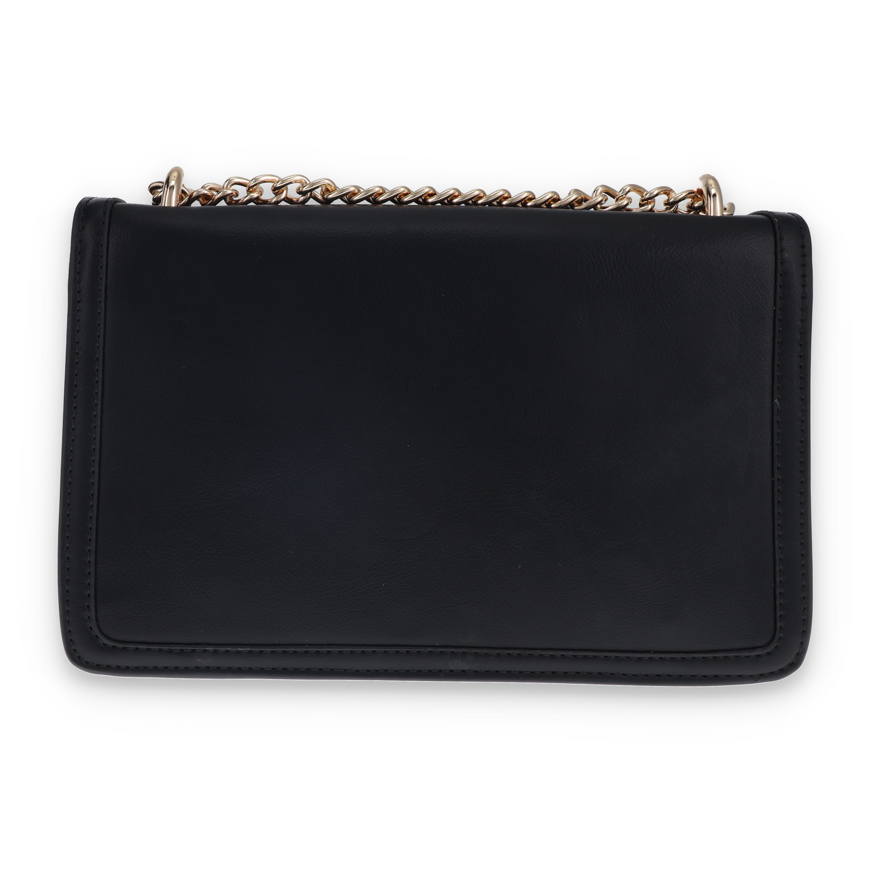 Leda's Fashions Multi-Compartment Black Clutch Purse LPP2032BLK View 3