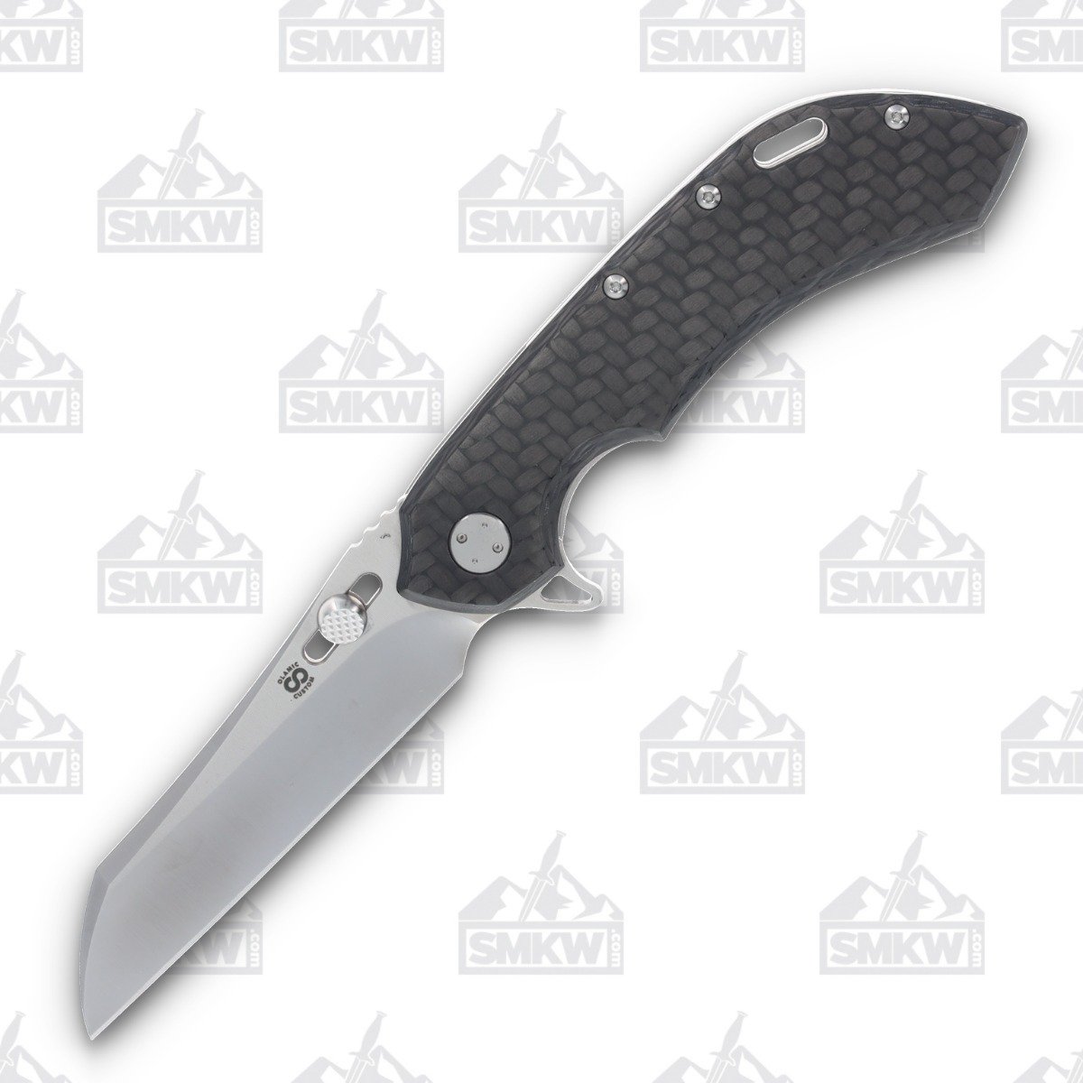 Olamic Wayfarer 247 Folding Knife T-049W Wharning Twill Fat Carbon T049W View 1