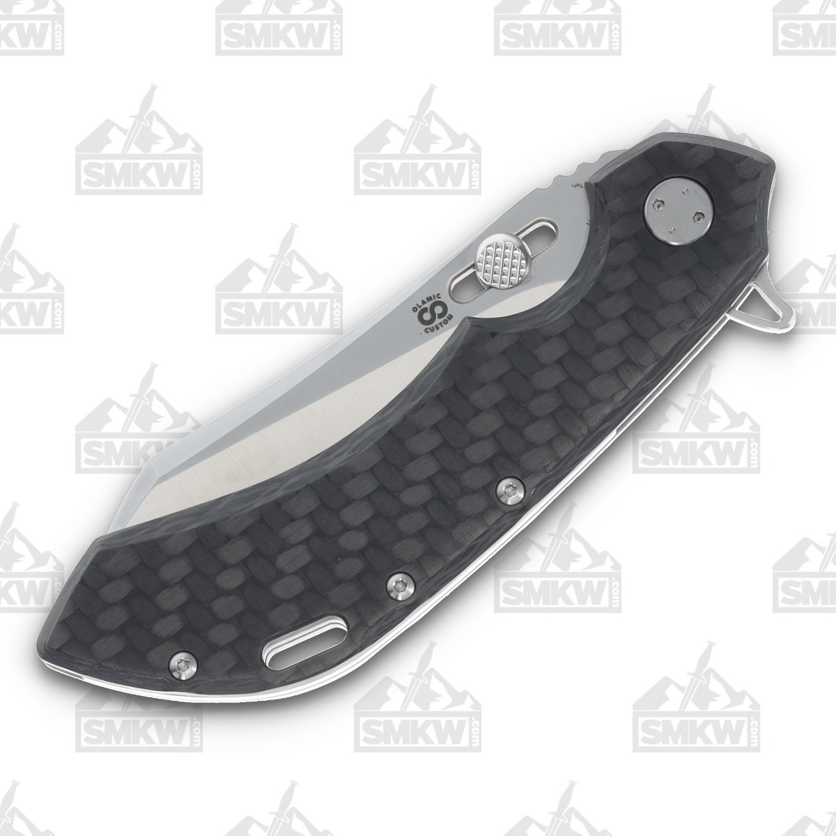 Olamic Wayfarer 247 Folding Knife T-049W Wharning Twill Fat Carbon T049W View 6