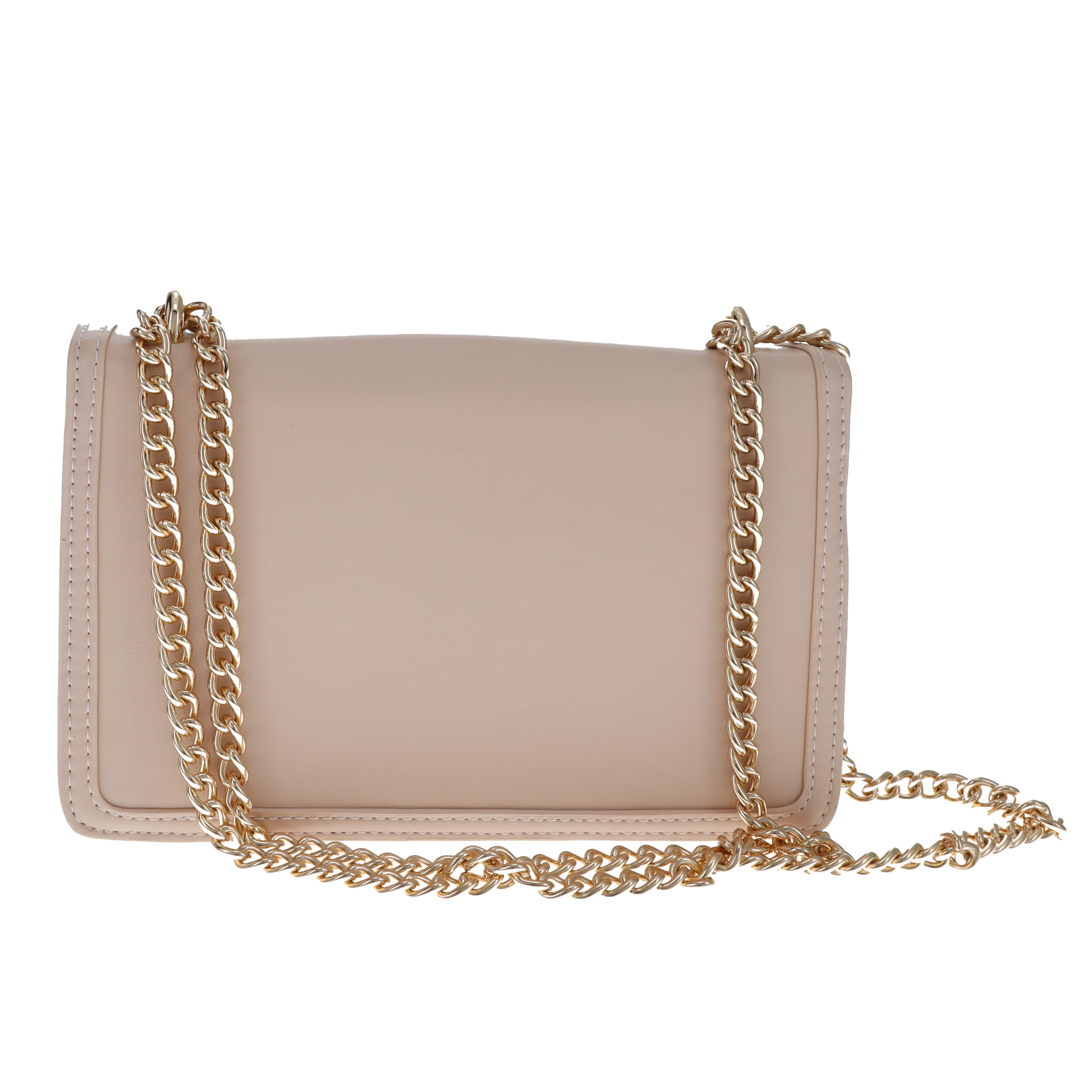 Leda Fashion Multi-Compartment Pink Clutch Purse LPP2032PNK View 5
