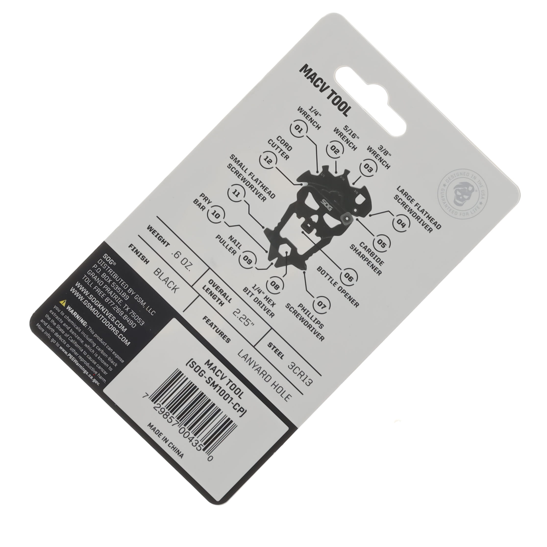 SOG MACV Keychain Multi-Tool SOGSM1001CP View 9