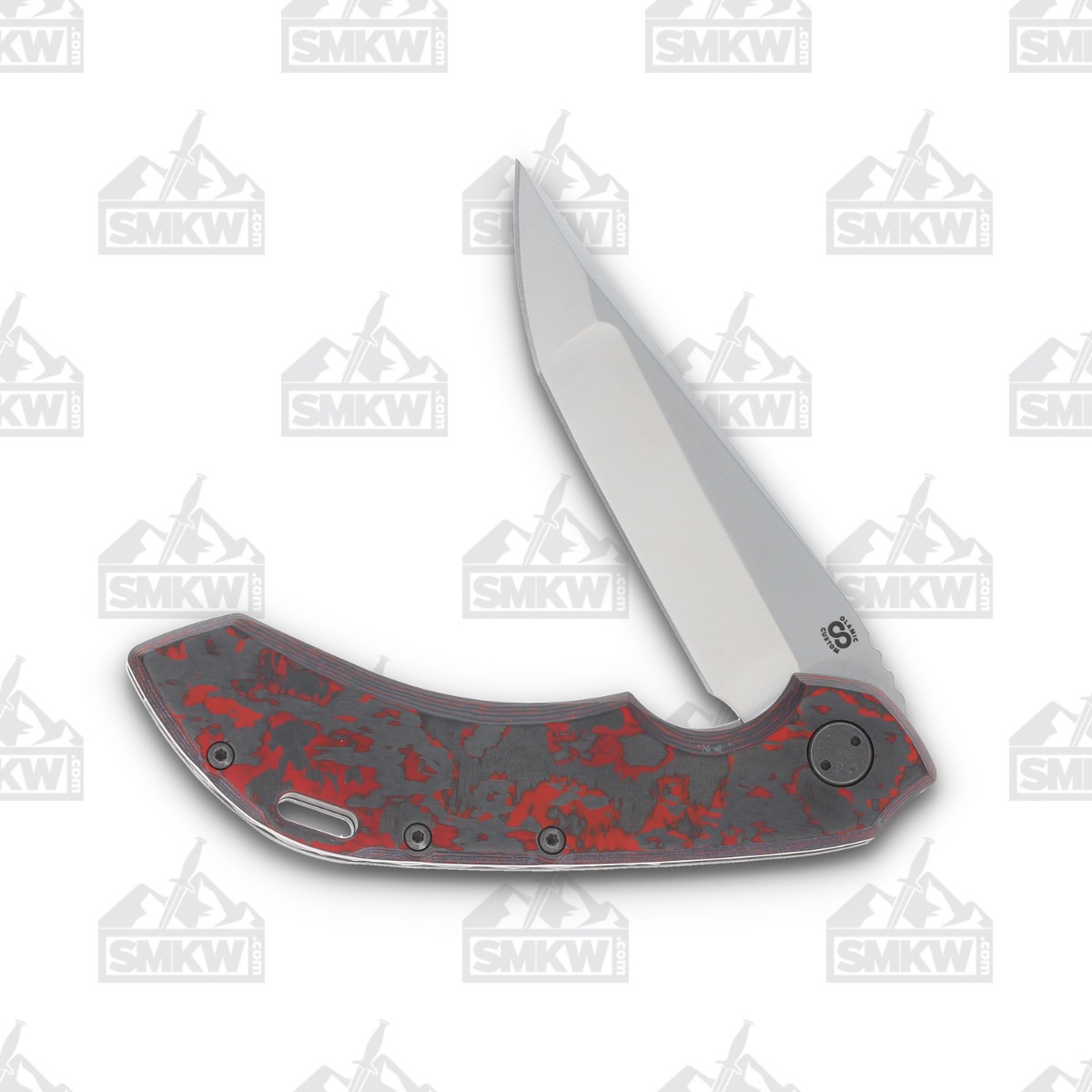 Olamic Wayfarer 247 Folding Knife T-026Q Companto Lava Flow (Stonewash Titanium) T026Q View 3