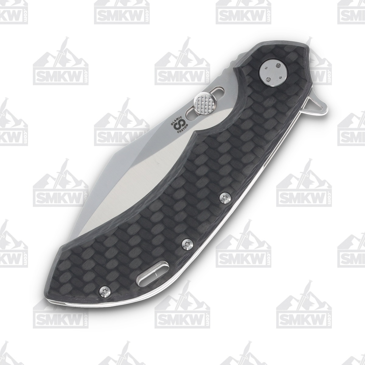 Olamic Wayfarer 247 Folding Knife T-067C Twill FatCarbon/Satin T067C View 5