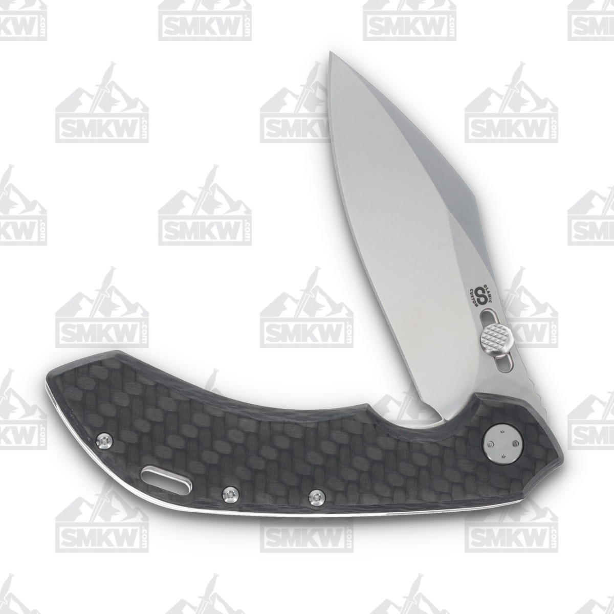 Olamic Wayfarer 247 Folding Knife T-067C Twill FatCarbon/Satin T067C View 3