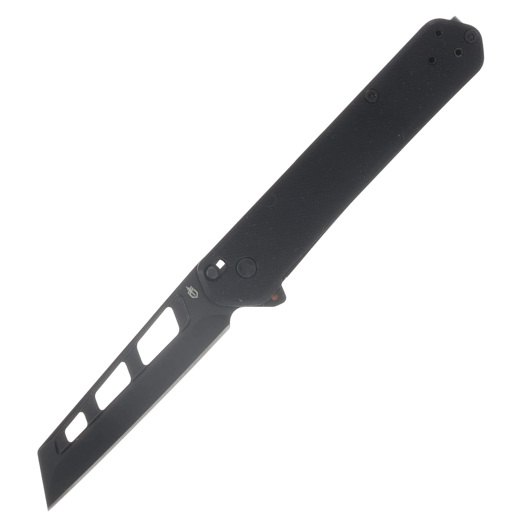 Gerber Spire G10 Assisted Opening Folding Knife Black 2.93in Reverse Tanto G1917 View 1
