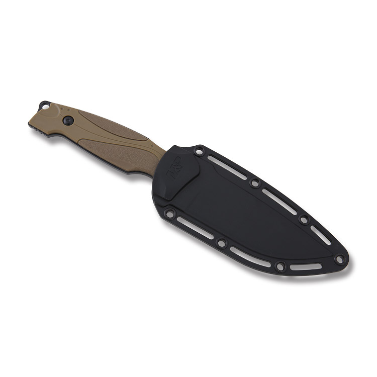 Smith & Wesson M2.0 M&P FDE 4.0in Black Drop Point Fixed Blade Knife 1085882 View 3