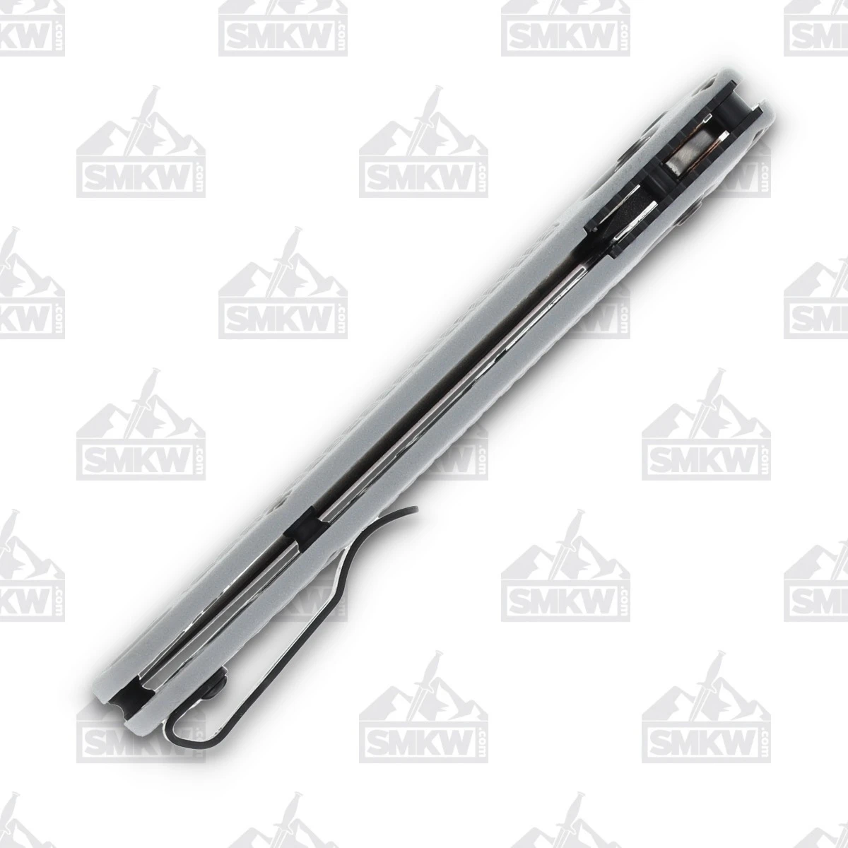 Benchmade Bugout 535BK-08 Storm Gray Grivory Knife 3.24in Black Drop Point BM535BK08 View 8