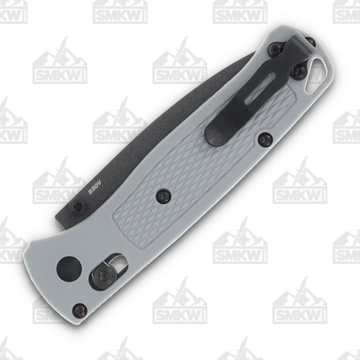 Benchmade Bugout 535BK-08 Storm Gray Grivory Knife 3.24in Black Drop Point BM535BK08 View 6