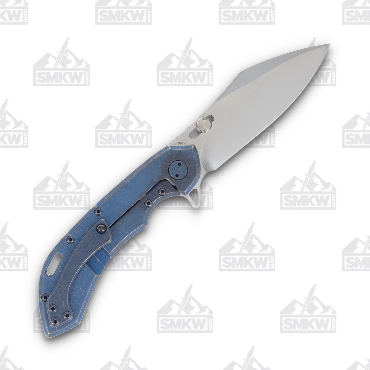 Olamic Wayfarer 247 Folding Knife T-0686C Nebula FatCarbon/Texwash Ocean T068C View 2