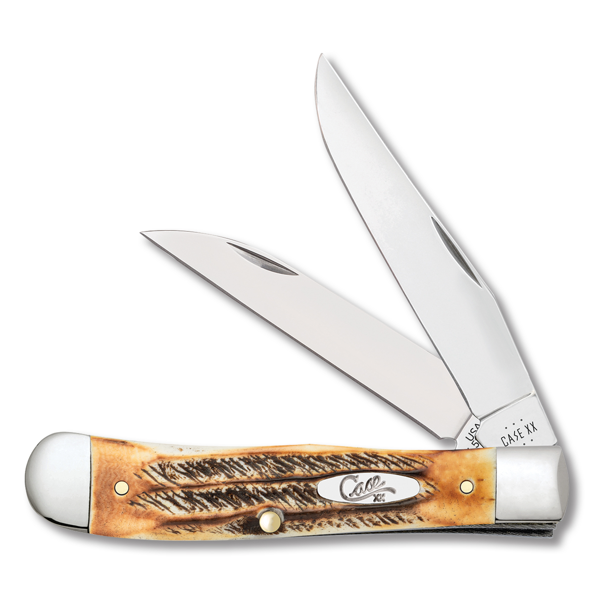 Case XX Trapper Folding Knife 6.5 BoneStag CA65329 View 1