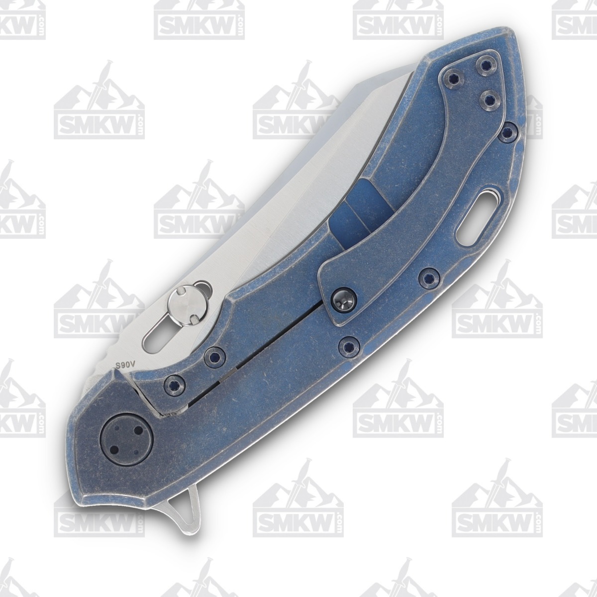Olamic Wayfarer 247 Folding Knife T-050W Nebula FatCarbon/Texwash Ocean T050W View 5