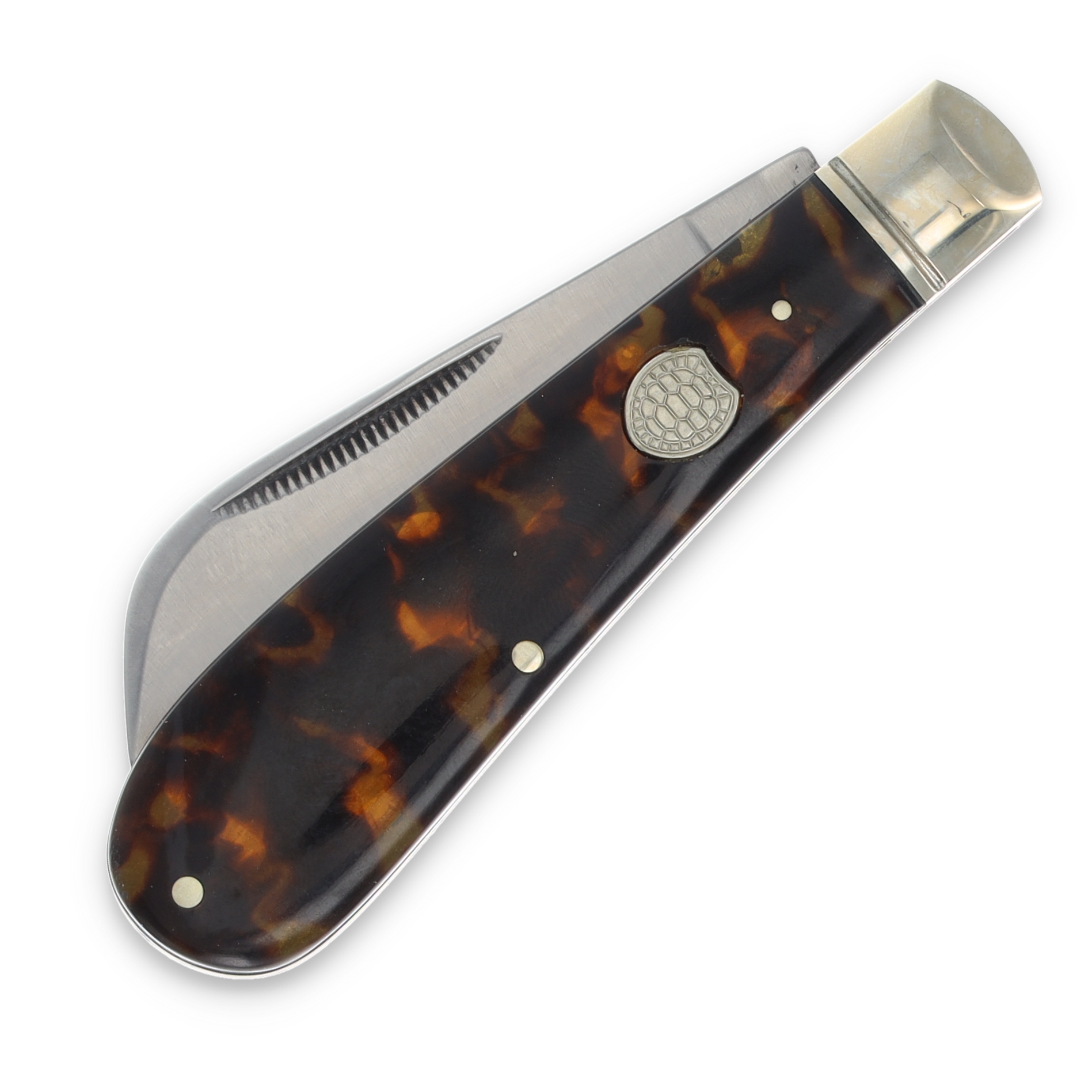 Rough Ryder Tortoise Shell Half Hawk Folding Knife RR2454 View 5