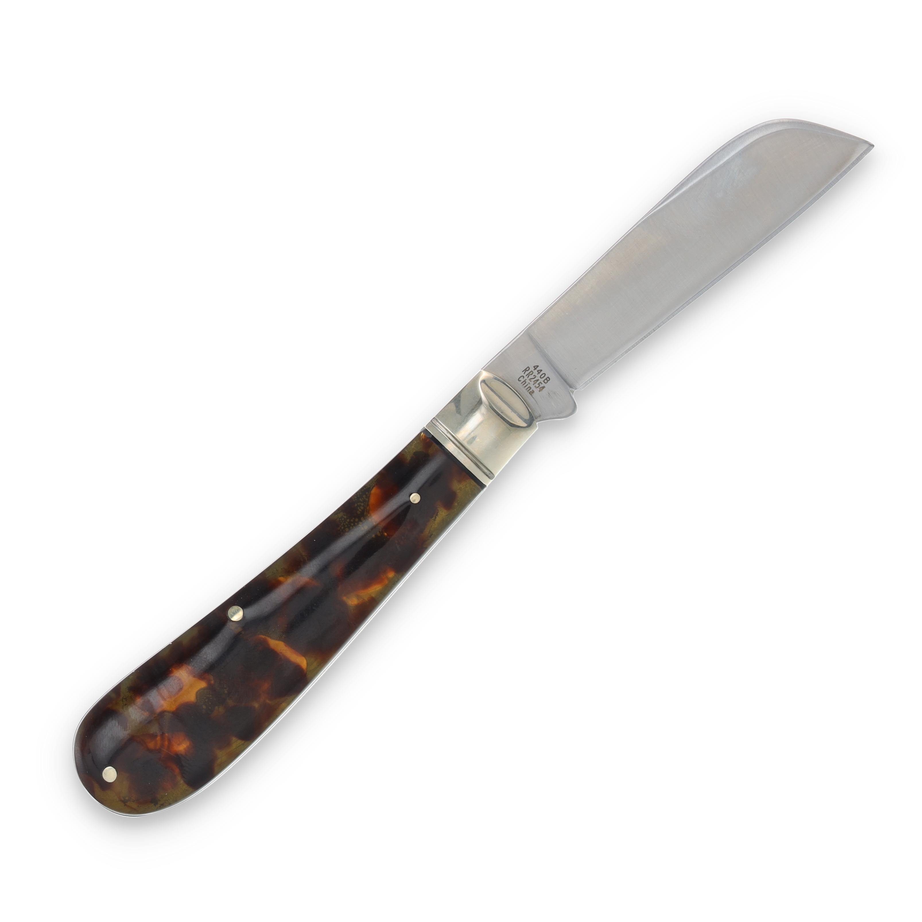 Rough Ryder Tortoise Shell Half Hawk Folding Knife RR2454 View 4