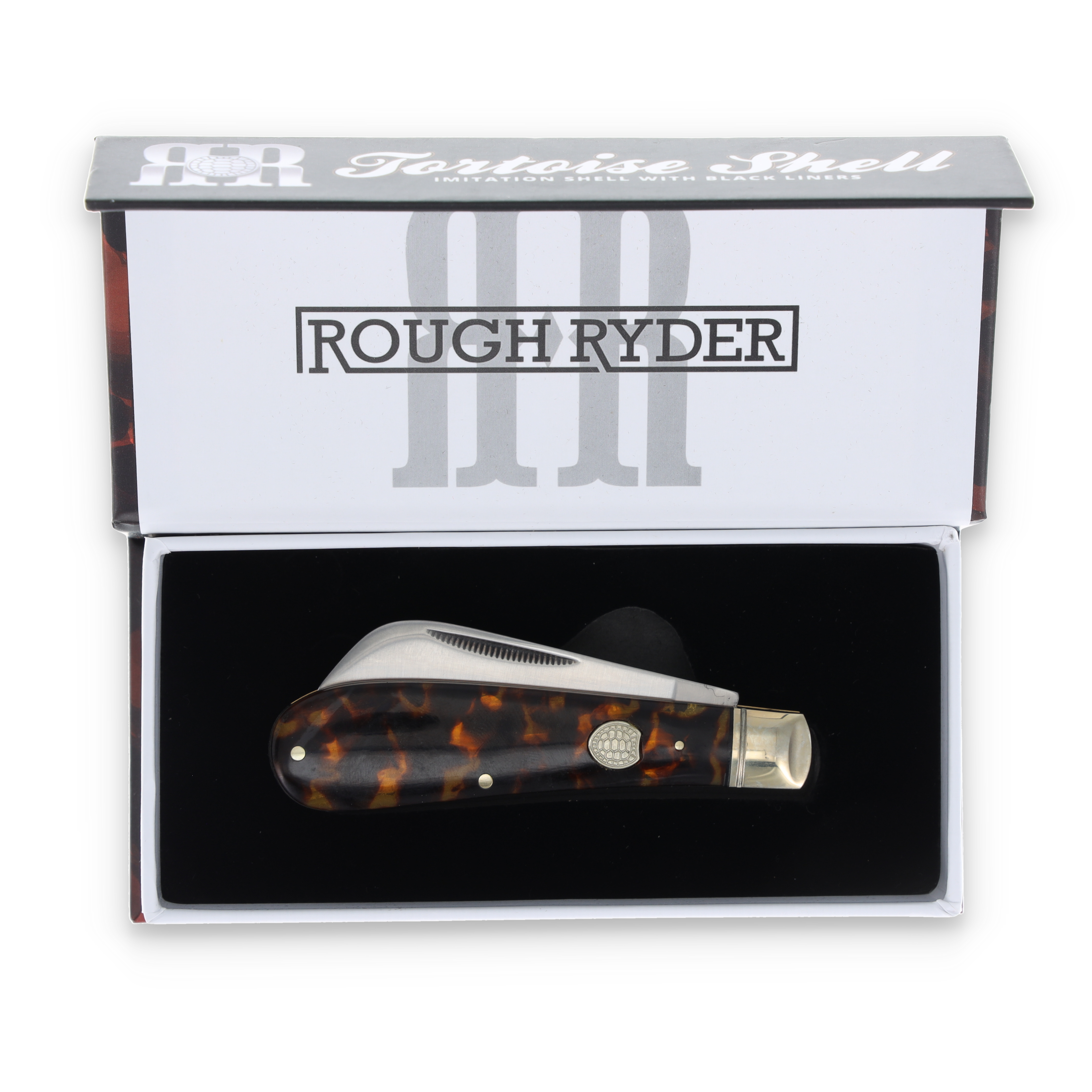 Rough Ryder Tortoise Shell Half Hawk Folding Knife RR2454 View 10
