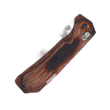 Benchmade 15062 Grizzly Creek Folding Knife 3.49in Satin Drop Point Blade View 6