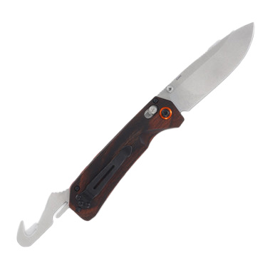 Benchmade 15062 Grizzly Creek Folding Knife 3.49in Satin Drop Point Blade View 2