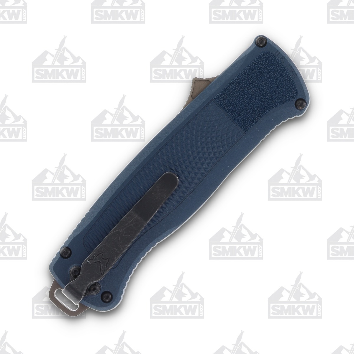 Benchmade Shootout OTF Automatic Knife 3.51in Plain Crater Blue AUBM5370FE01 View 2