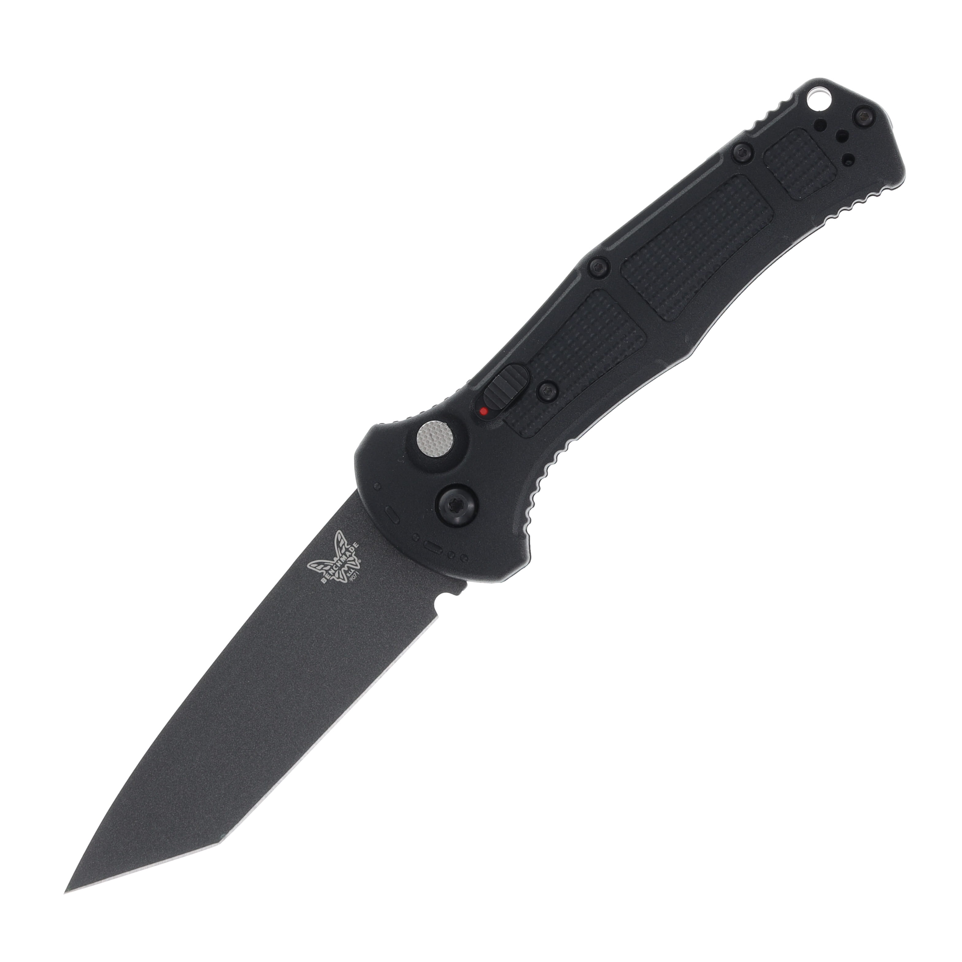 Benchmade Claymore All Black OTS Automatic Knife 3.6in Tanto AUBM9071BK View 1