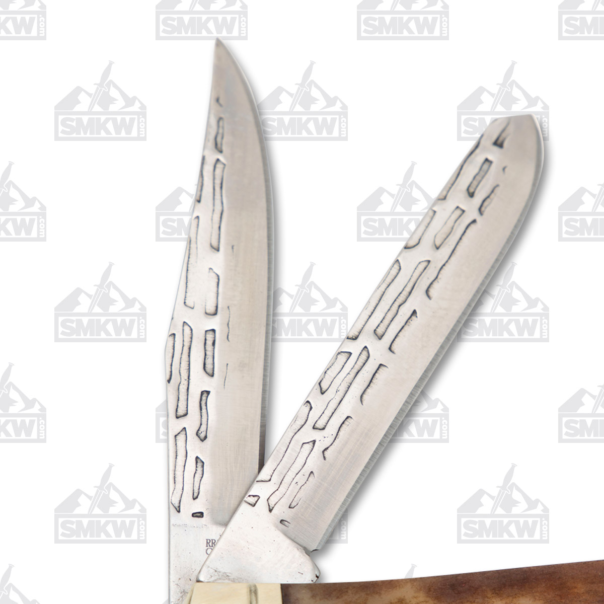 Rough Ryder Heavy Forge Brown Smooth Bone Trapper Folding Knife RR1976 View 5