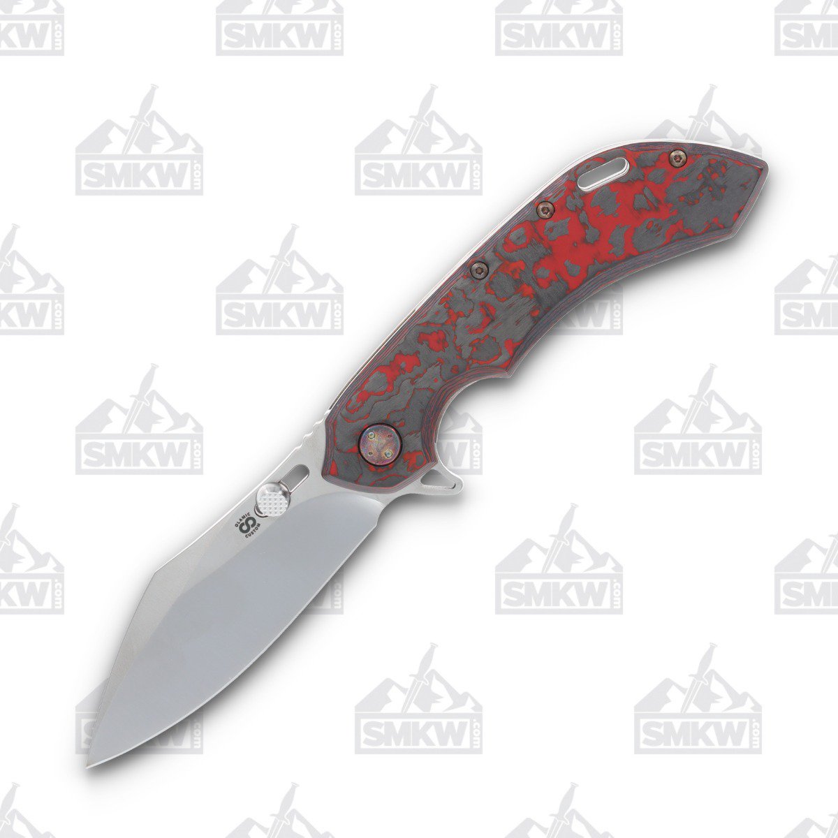 Olamic Wayfarer 247 Folding Knife T-069C Mars Valley FatCarbon/Neontropic T069C View 1