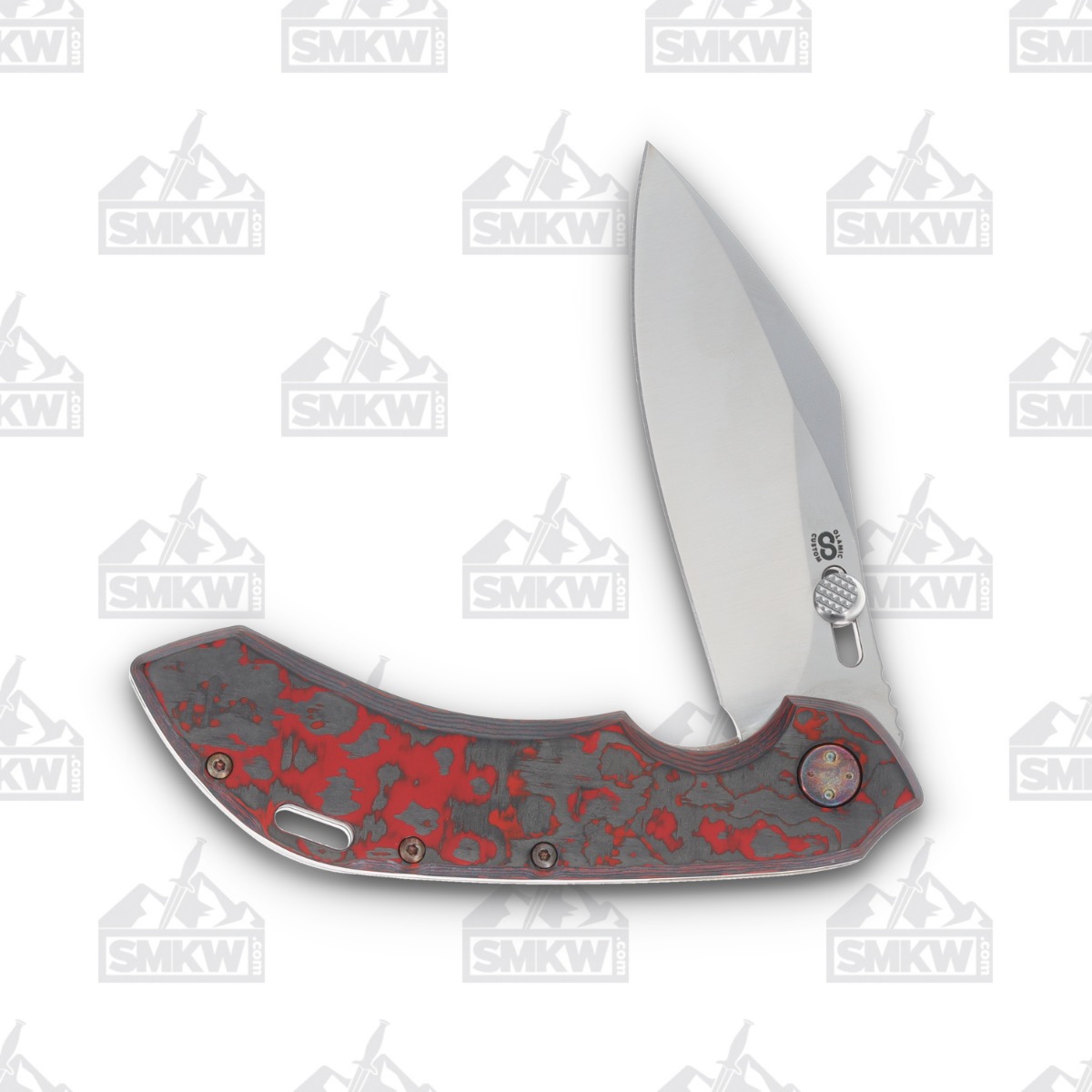 Olamic Wayfarer 247 Folding Knife T-069C Mars Valley FatCarbon/Neontropic T069C View 3
