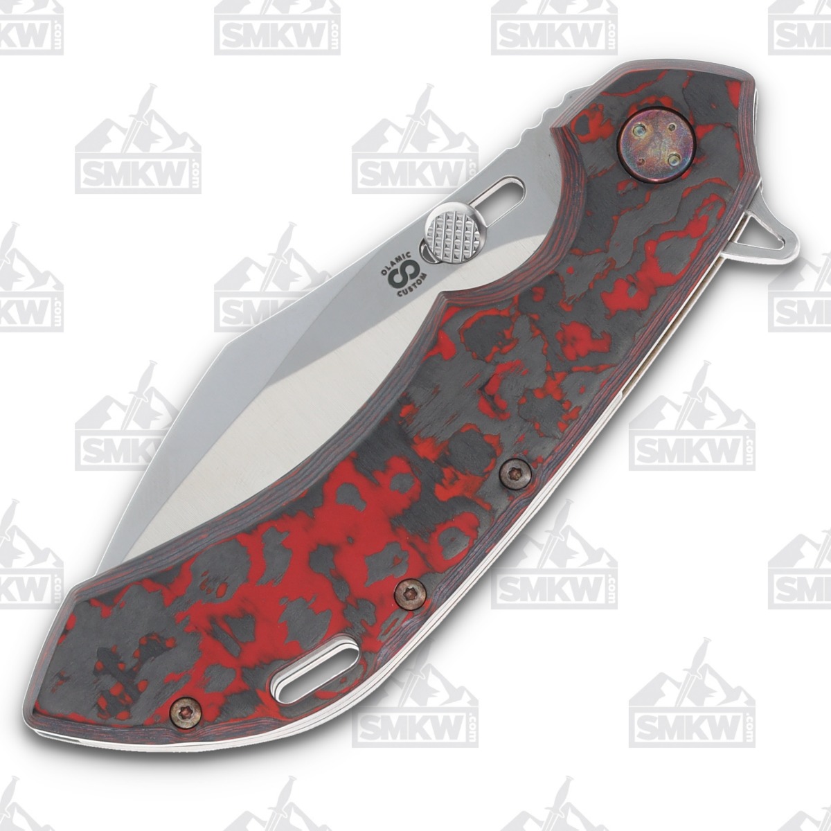 Olamic Wayfarer 247 Folding Knife T-069C Mars Valley FatCarbon/Neontropic T069C View 5