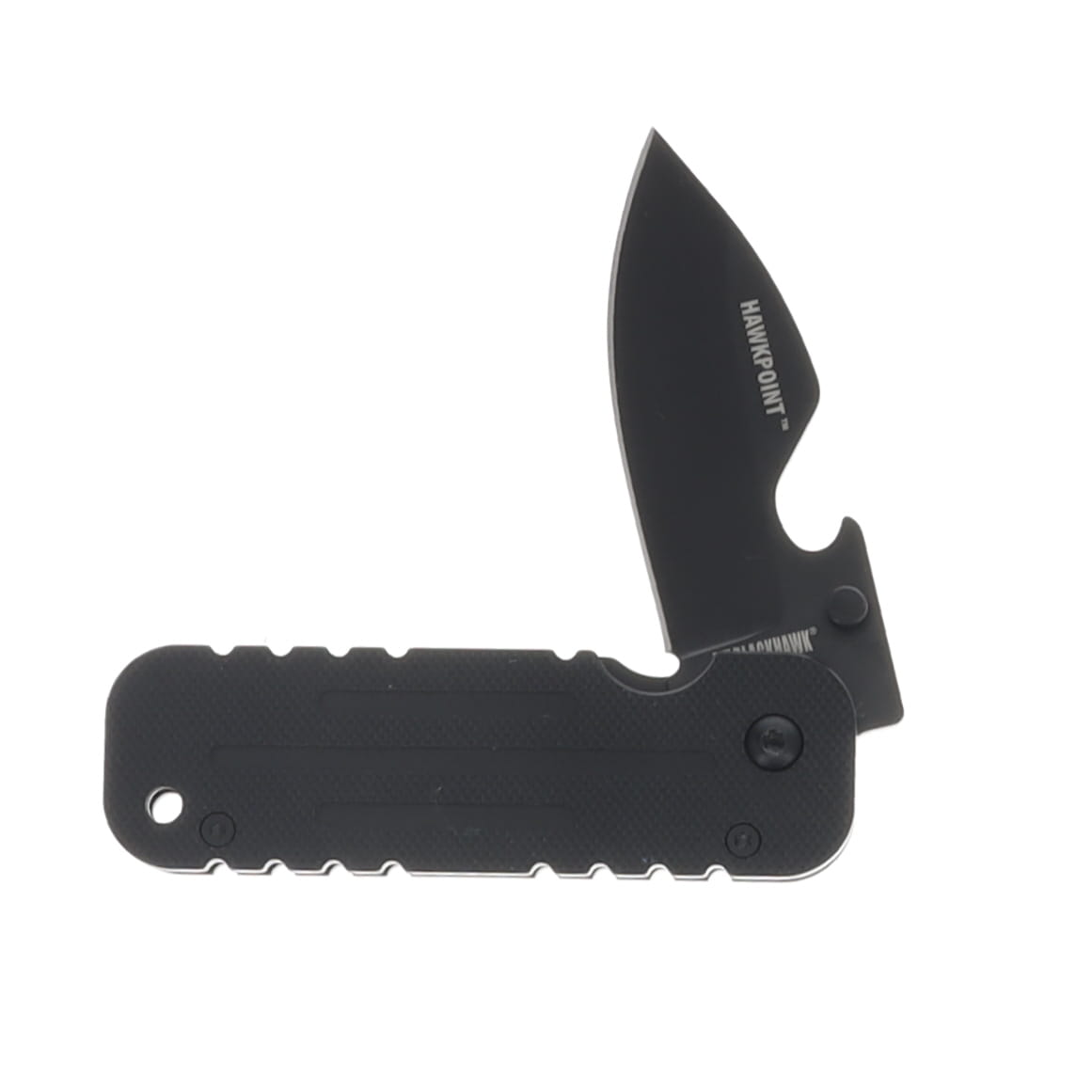 Blackhawk Hawkpoint Compact Folding Knife 2.25in Black Oxide Drop Point BH15HP01BK View 3