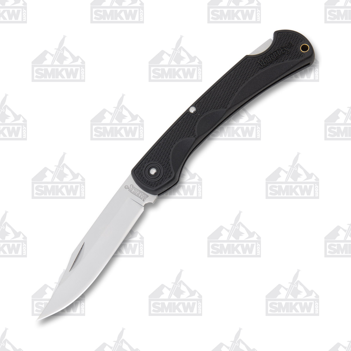 Marbles Large Lockback 3.75in Plain Clip Point Folding Knife MR564 View 2