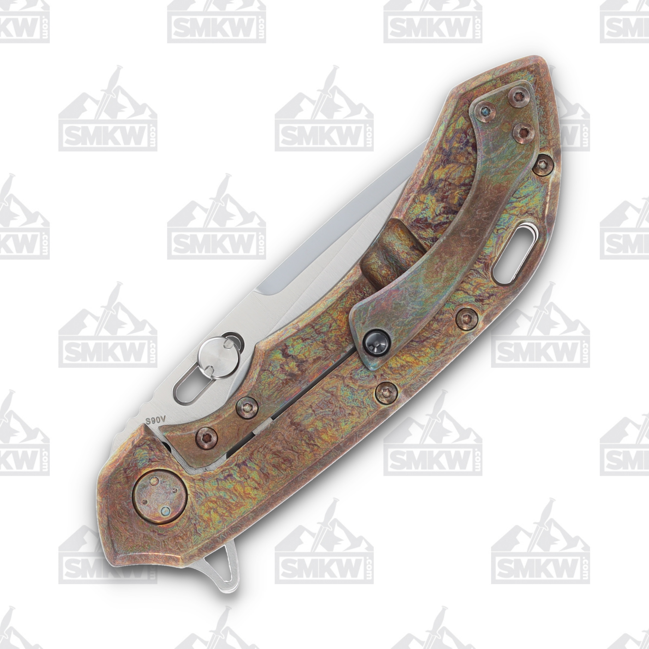 Olamic Wayfarer 247 Folding Knife T-057P Mars Valley FatCarbon/Neontropic T057P View 12