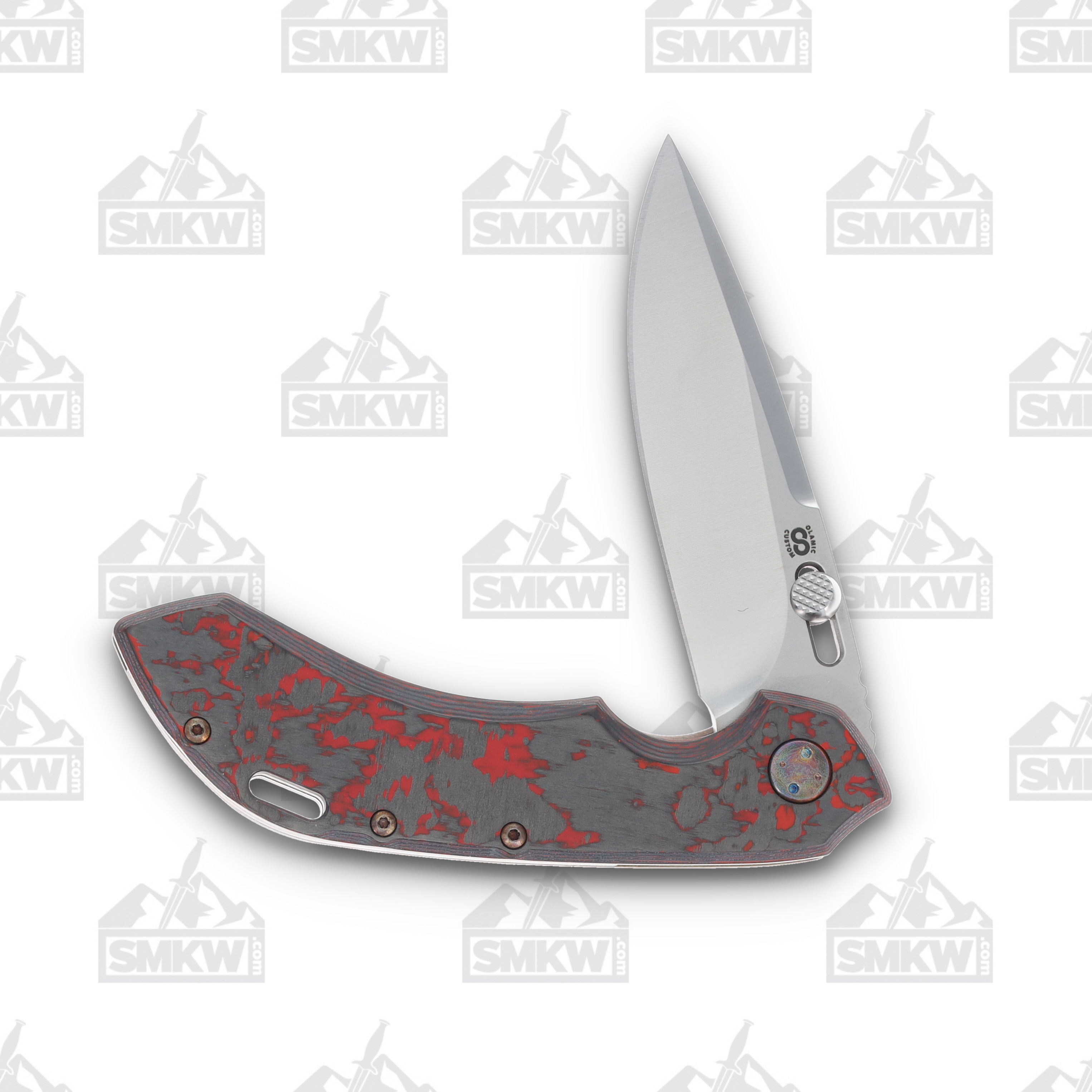 Olamic Wayfarer 247 Folding Knife T-057P Mars Valley FatCarbon/Neontropic T057P View 11