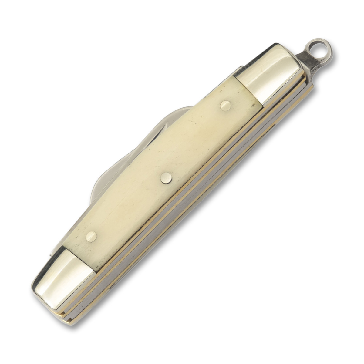 Rough Ryder Mini Congress Folding Knife White Smooth Bone RR1256 View 2