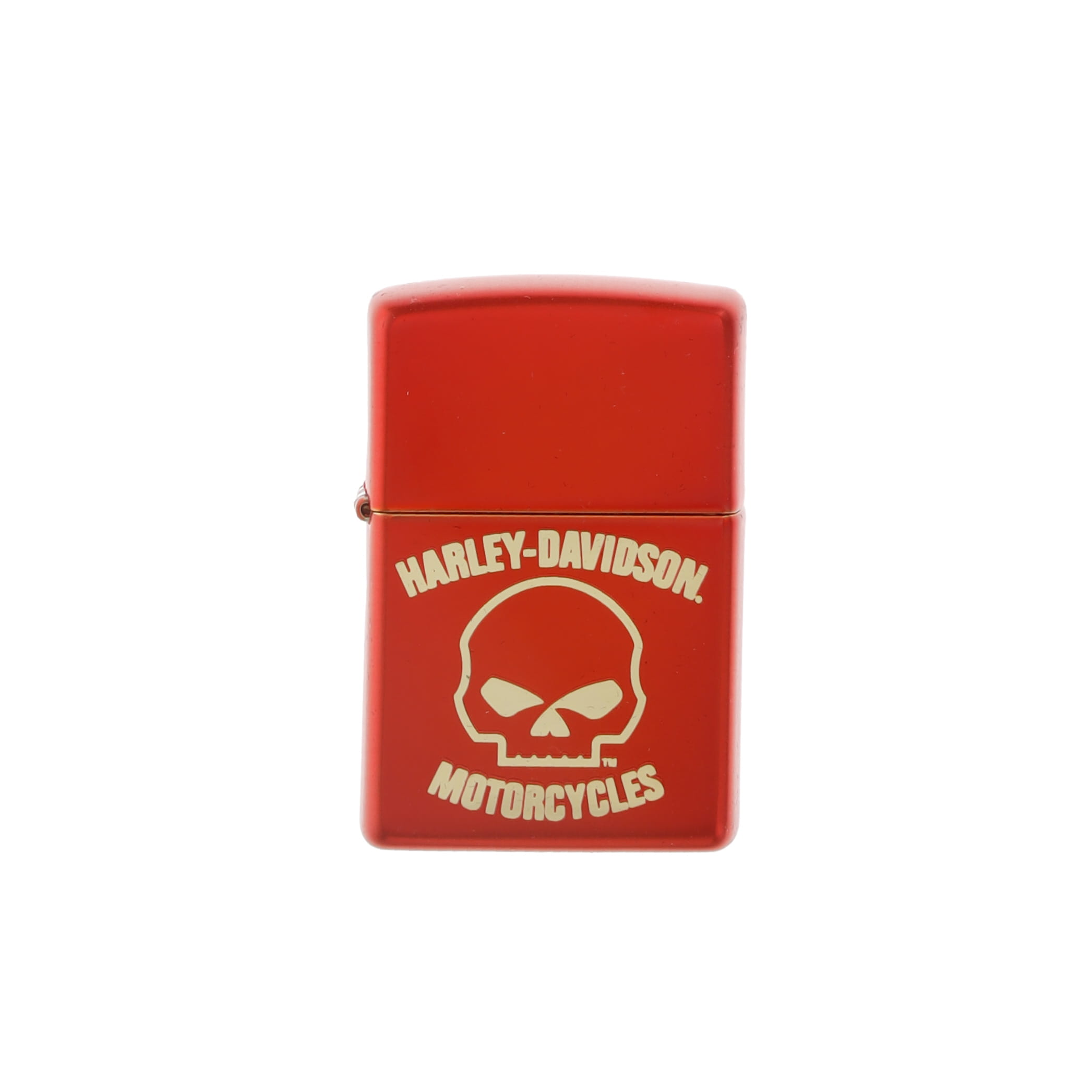 Zippo Harley-Davidson Metallic Red Skull Lighter ZP48603 View 1