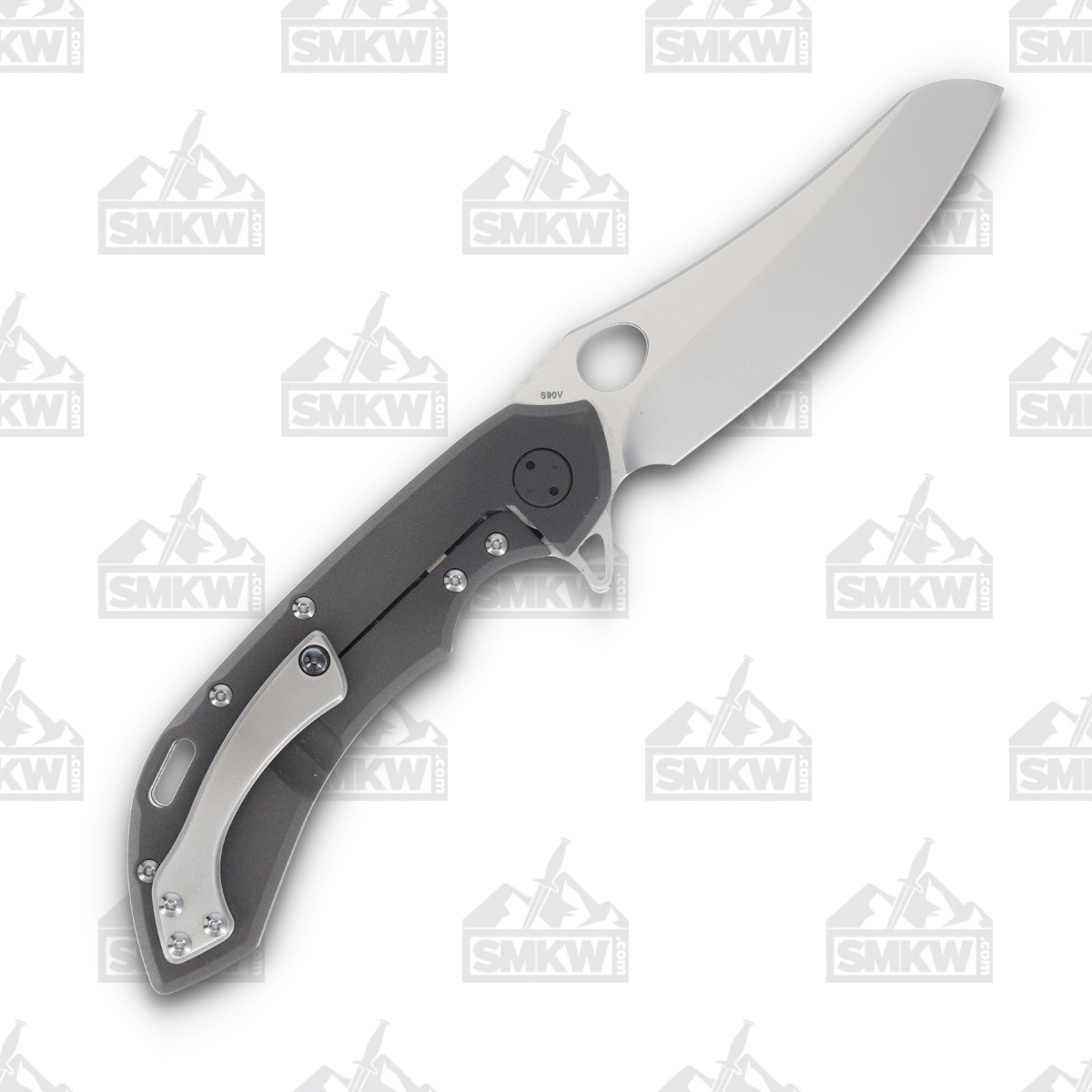 Olamic Wayfarer 247 Folding Knife T-059M White Storm FatCarbon/Dark Blast T059M View 2