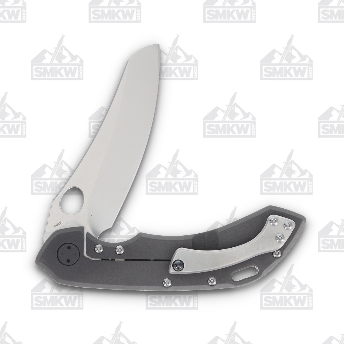 Olamic Wayfarer 247 Folding Knife T-059M White Storm FatCarbon/Dark Blast T059M View 4