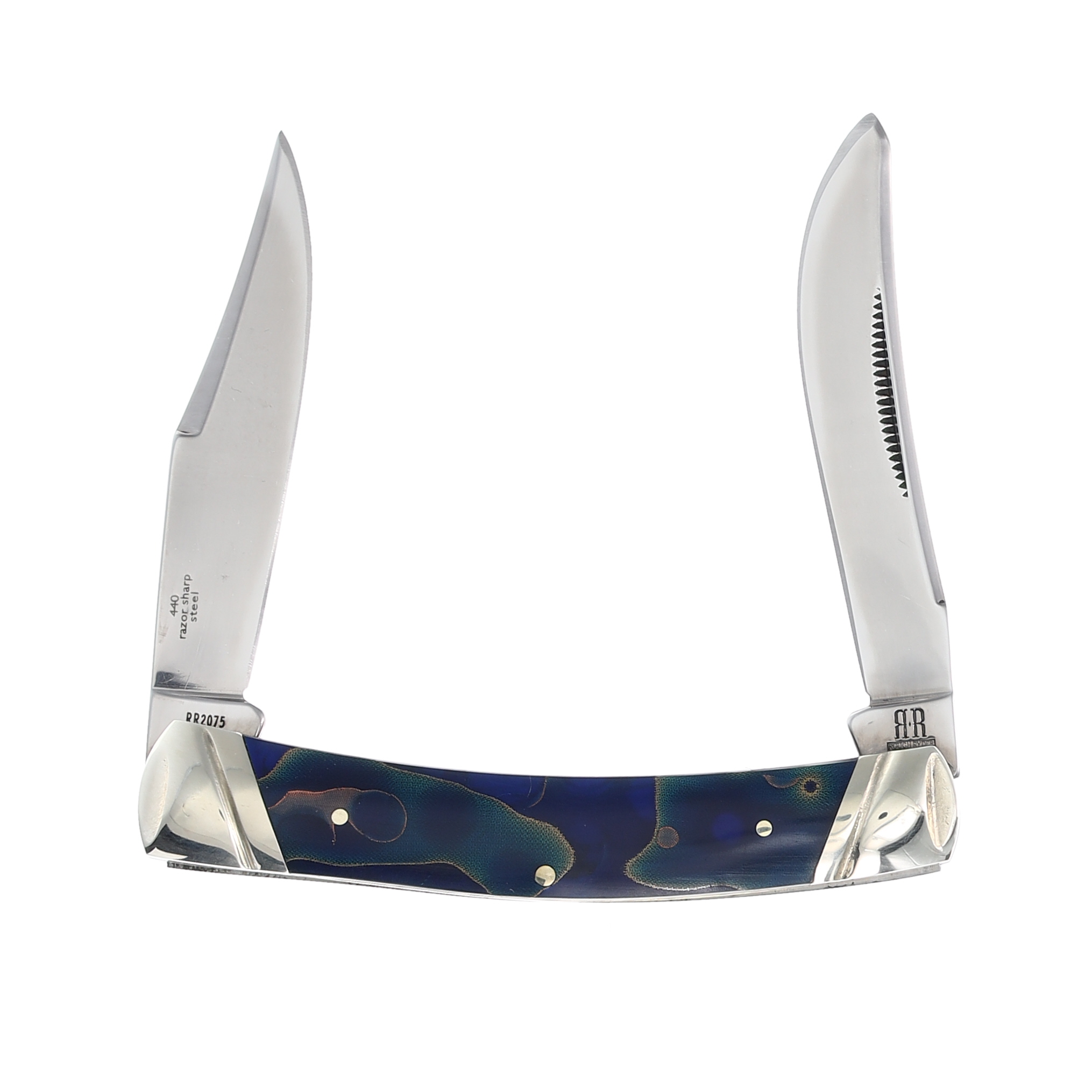 Rough Ryder Small Moose Folding Knife Celestial RR2075 - Smoky