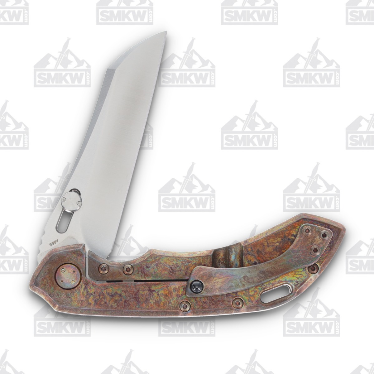 Olamic Wayfarer 247 Folding Knife T-051W Mars Valley FatCarbon/Neontropic T051W View 4